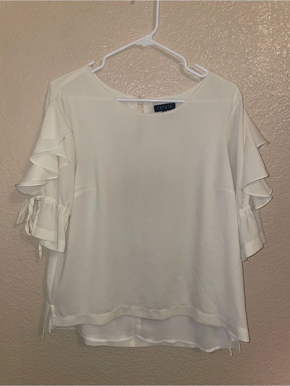 1. State Ruffle Sleeve Blouse